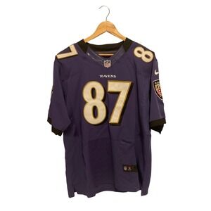 Nike Baltimore Ravens Custom Squirrel 87 Jersey Mens Purple Nike Field Size 40 M
